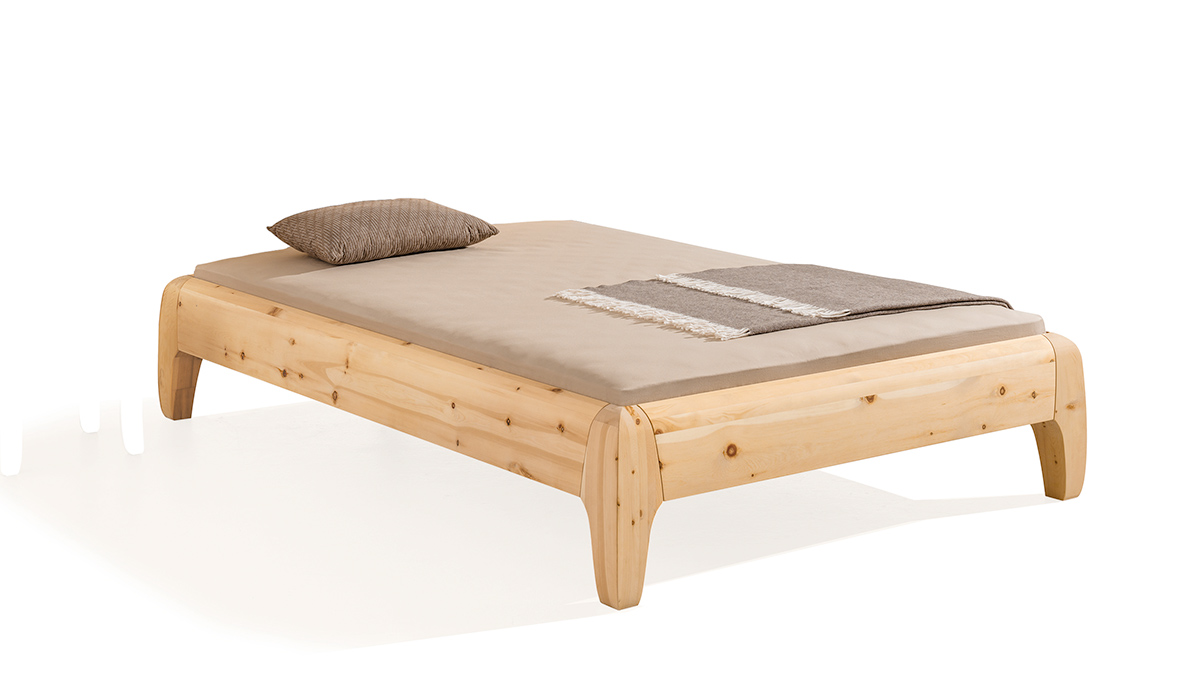Dormiente Massivholzbett Gonda