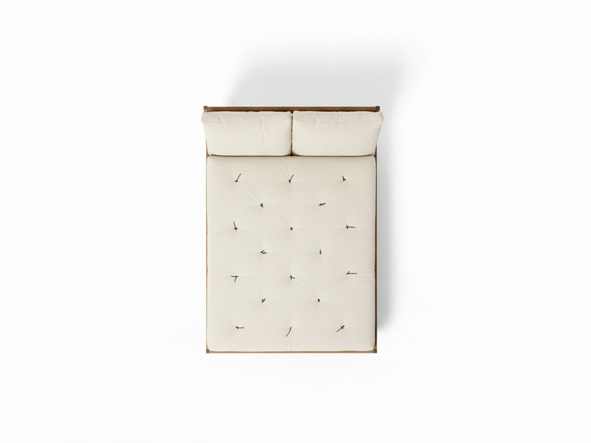 Massivholzbett Linz 160 x 200 cm Nussbaum, 50% reduziert