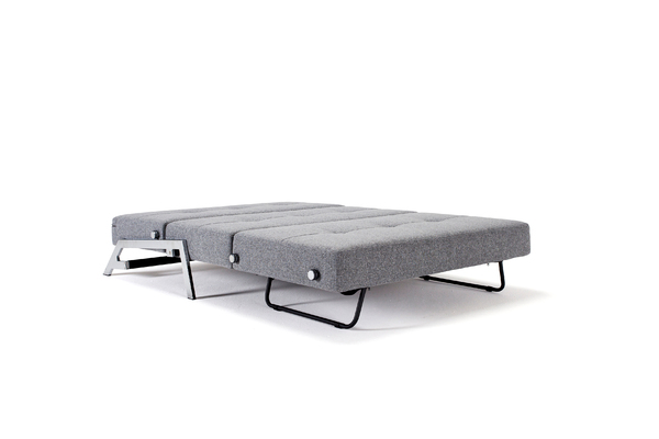 Schlafsofa Cubed 140, Chrom Beine