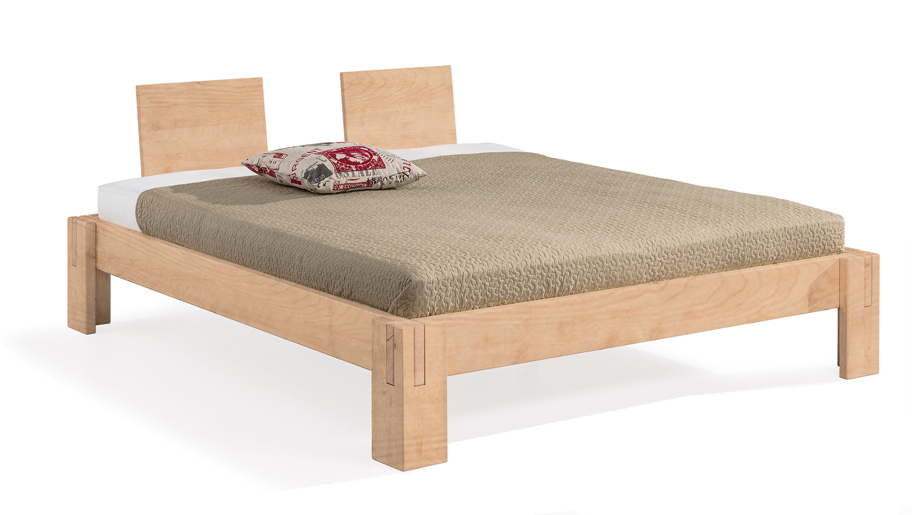Dormiente Massivholzbett Nuveo Maxi